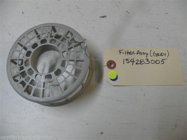 ELECTROLUX DISHWASHER 154283005 GREY FILTER USED PART ASSEMBLY ELECTROLUX DISHWASHER 154283005 GREY FILTER USED PART ASSEMBLY